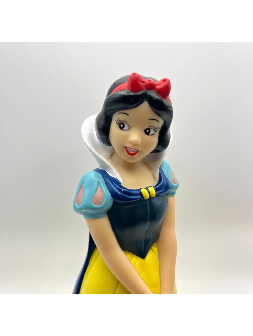 Vintage Disney Snow White Plastic Bank Princess Collectible Yellow Dress